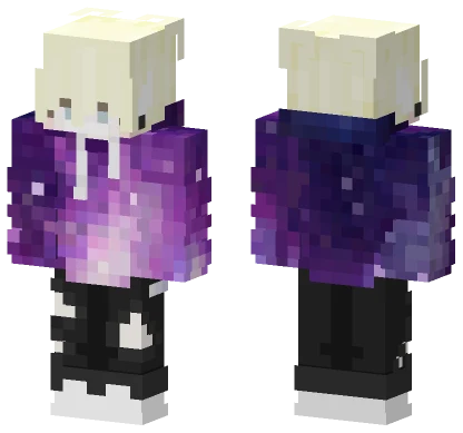 Galaxy Mix Blonde Boy Minecraft skin