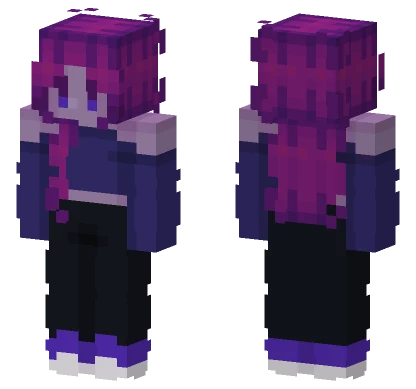 Galaxy Shards Reshade Entry Minecraft skin