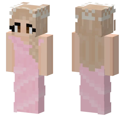Galinda Glinda Wicked Ballgown Minecraft skin