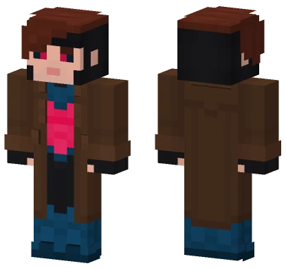 Gambit X-Men 97 Minecraft skin