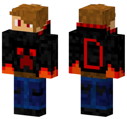 Gamer Boy Red Minecraft skin