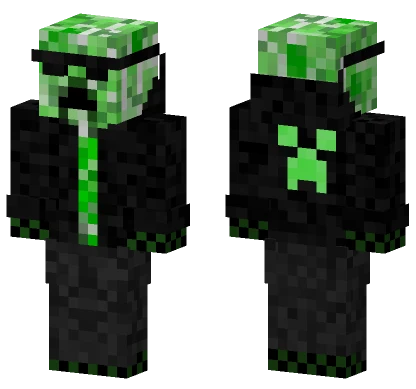 Gamer Creeper Minecraft skin