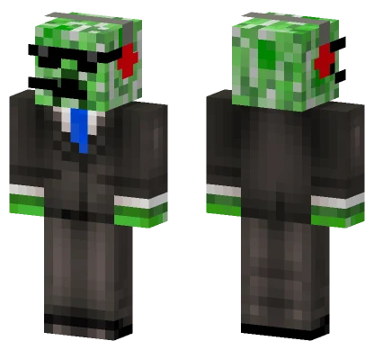 Gamer Creeper Suit V4 Minecraft skin