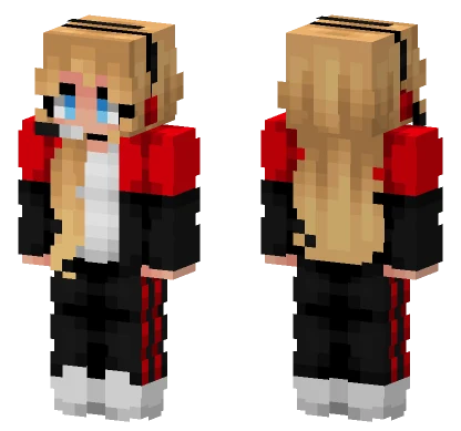 Gamer Girl Gamer Suit Minecraft skin