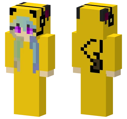 Gamer Girl Pika Clo Minecraft skin
