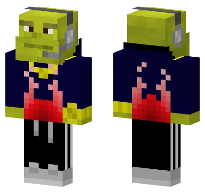 Gamer Shrek Minecraft skin