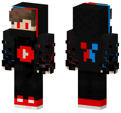 Gamer Skin Hoodie Minecraft skin