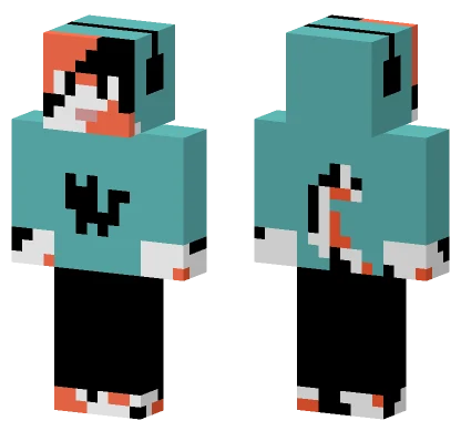 Gamercat Redesign Minecraft skin