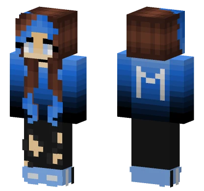 Gamermia277 Blue Outfit Minecraft skin