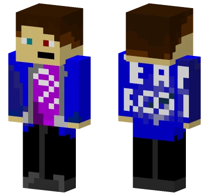 Gaming Team Flood Hoodie Minecraft skin