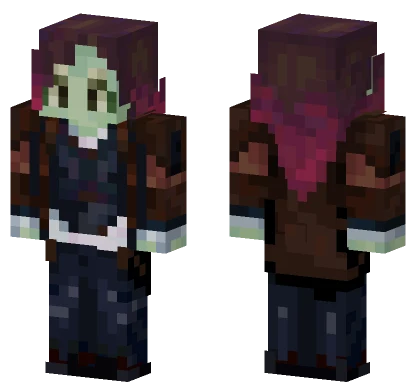Gamora Gotg V2 Minecraft skin