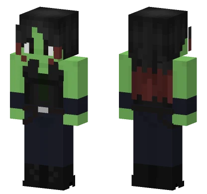 Gamora MCU Minecraft skin