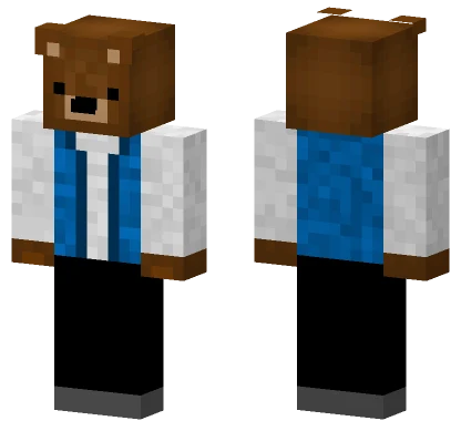 Gangster Bear Minecraft skin