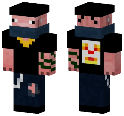 Gangster Pig Minecraft skin
