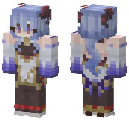 Ganyu Minecraft skin