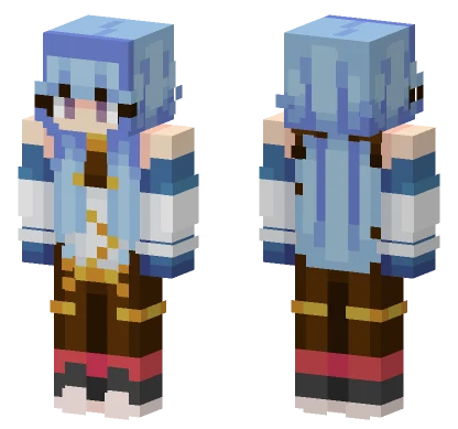 Ganyu Rce Minecraft skin