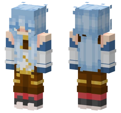Ganyu RCE Minecraft skin