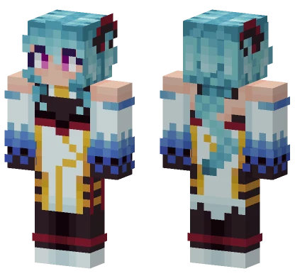 Ganyu Skin Minecraft skin