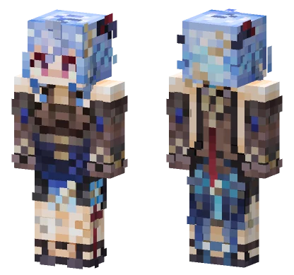 Ganyu Twilight Blossom Minecraft skin