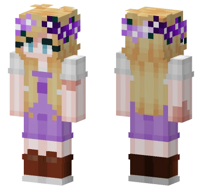 Garden Girl Minecraft skin