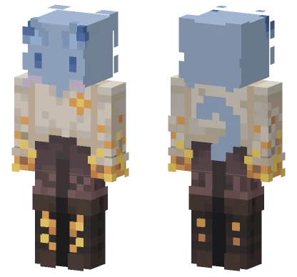 Gato Traje Medieval Minecraft skin