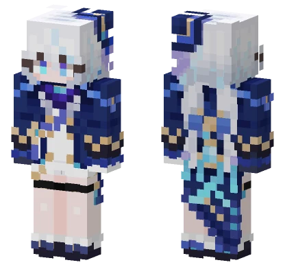 Genshin 1 Outfit Minecraft skin