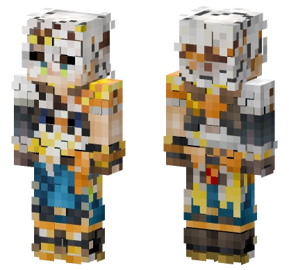 Genshin Impact Bennett Minecraft skin