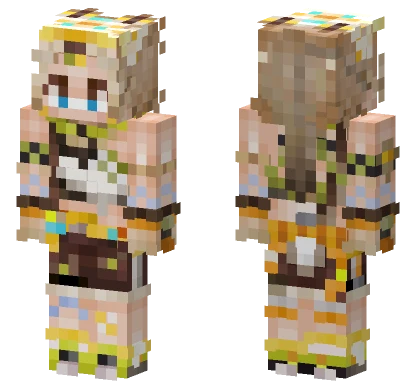 Genshin Kachina Color Accurate Minecraft skin