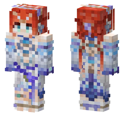 Genshin Nilou Breeze of Sabaa Minecraft skin