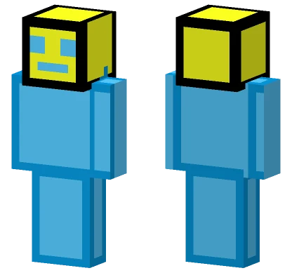 Geometry Dash Minecraft skin