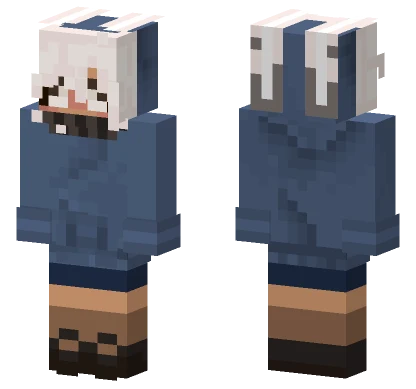 Ghost Bunny Minecraft skin