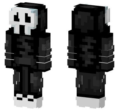 Ghost Face With Effects Minecraft skin