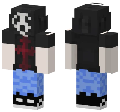 Ghost Face Y2K Minecraft skin
