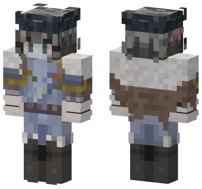 Ghost Of The Arctic Minecraft skin