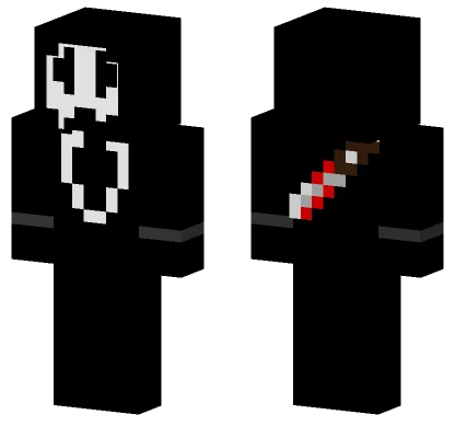 Ghostface Scream Skin Minecraft skin