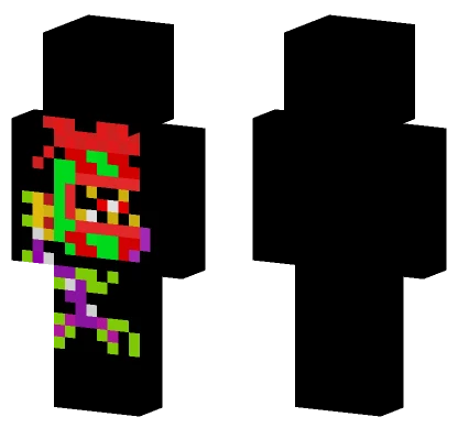 Gifted Wrapped Chomper Pixel Art Minecraft skin