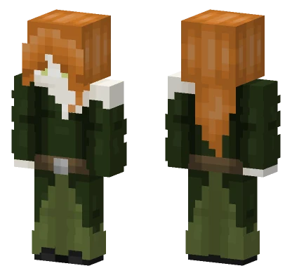 Ginger Hair Minecraft skin