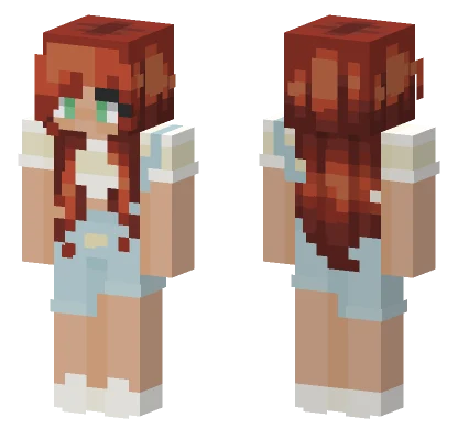 Ginger Overalls Minecraft skin