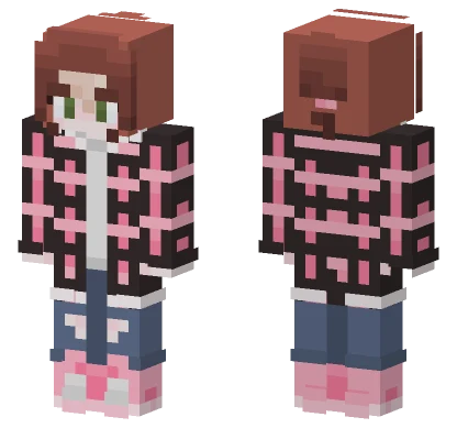 Gingerbread Flannel Outfit Minecraft skin