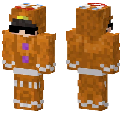 Gingerbread Man Minecraft skin