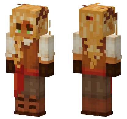 Gingerbread Man Minecraft skin