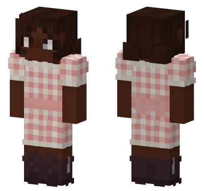 Gingham Girl Minecraft skin