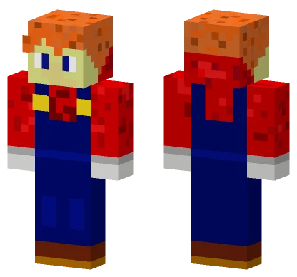 Ginja As Mario Minecraft skin