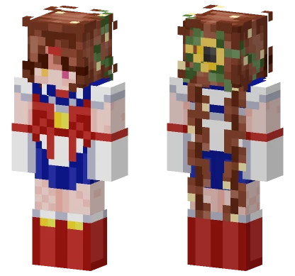 Girasoll Sailor Moon Minecraft skin