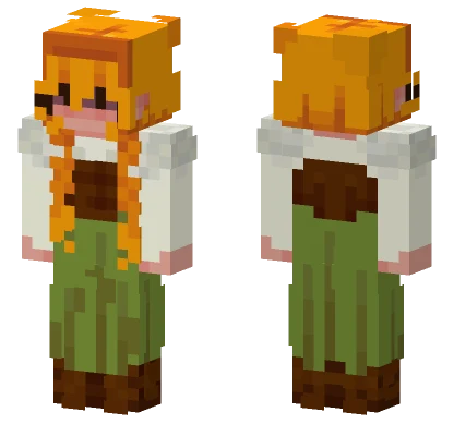 Girl 1600 Minecraft skin