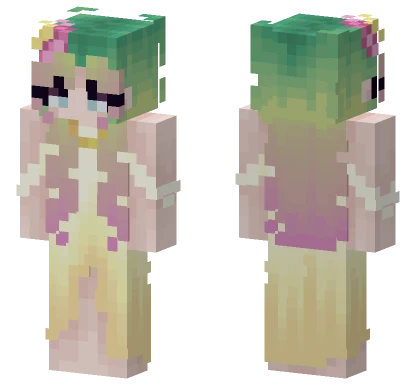 Girl Across Water Minecraft skin