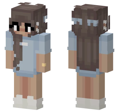 Girl Dad With Ring Minecraft skin