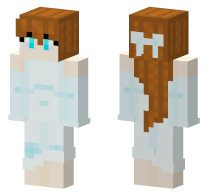 Girl In Ghost Costume Minecraft skin