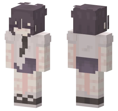 Girl In School Uniform Minecraft skin