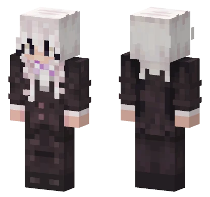 Girl in Tuxedo Minecraft skin